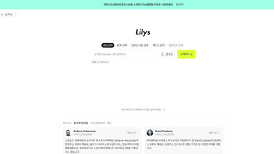 [Lilys] AI가 영상 요약은 물론 블로그 글로 변환까지 해주네요!!