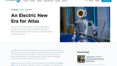 보스턴 다이내믹스의 새로운 아틀라스 로봇, 업계를 뒤흔들다!